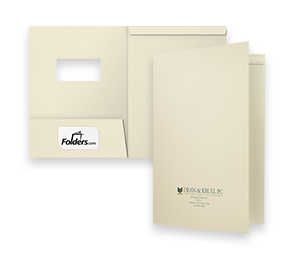 9 x 12 Presentation Folders - One Pocket (Left) w/ Staple Tab Optional Window | Folders.com