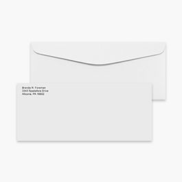 9x12 flat envelope address template