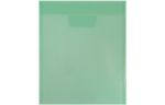 9 7/8 x 11 3/4 Plastic Envelopes with Tuck Flap Closure (Pack of 12) Green