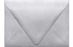 A6 Contour Flap Envelope (4 3/4 x 6 1/2) Silver Metallic