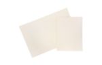 Two Pocket Matte Cardstock Presentation Folder (Pack of 6) Ivory