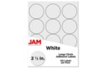 2 1/2 Inch Circle Label (Pack of 120) White