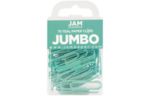 Jumbo 2 Inch Paper Clips (Pack of 75) Teal