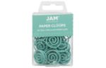 Circular Paper Clips (Pack of 50) Teal