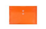 9 1/8 x 13 Plastic Envelopes with Button & String Tie Closure - Letter Booklet - (Pack of 12) Orange