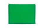 9 3/4 x 13 Plastic Envelopes with Zip Closure - Letter Booklet - (Pack of 12) Green