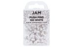 Push Pins (Pack of 100) White