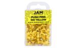 Push Pins (Pack of 100) Yellow