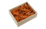 Medium 1 1/8 Inch Wood Clip Clothespins (Pack of 50) Orange