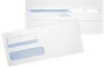 QUALITY PARK #9 Double Window Envelope w/REDI-SEAL (8 13/16 x 3 7/8) 24lb. White w/ Security Tint