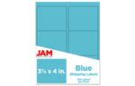 3 1/3 x 4 Rectangle Label (Pack of 120) Blue