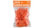 Durable Rubber Bands - Size 64 Multi-Purpose (Pack of 100) Orange