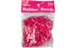Colorful Rubber Bands - Size 33 (Pack of 100) Pink