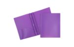 One Pocket Plastic Presentation Folders (Pack of 6) Purple