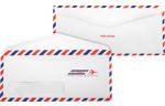 #10 Window Envelope (4 1/8 x 9 1/2) Airmail
