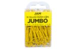 Jumbo 2 Inch Paper Clips (Pack of 75) Yellow