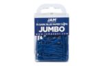 Jumbo 2 Inch Paper Clips (Pack of 75) Dark Blue