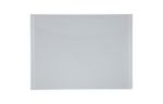 8 7/8 x 12 Plastic Envelopes with Tuck Flap Closure - Letter Booklet - (Pack of 12) Clear