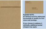 A7 Vertical Invitation Envelope (7 1/4 x 5 1/4) Grocery Bag