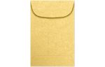 #4 Coin Envelope (3 x 4 1/2) Gold Metallic