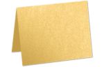 A9 Folded Card (5 1/2 x 8 1/2) Gold Metallic