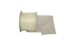 4" Sheer Lovely Value Wired Edge Ribbon, 30 Yards Ivory