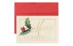 4 x 6 Folded Card Set (Pack of 16) Holly Merry Berry