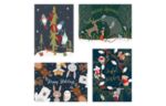 4 1/4 x 6 1/2 Folded Card Set (Pack of 12) Delightful Holiday Assortment