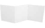 6 1/4 x 6 1/4 Z-Fold Invitation White Linen