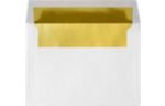 A6 Invitation Envelope (4 3/4 x 6 1/2) Gold Foil Lining
