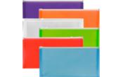 5 x 10 Plastic Envelopes with Zip Closure - #10 Booklet - (Pack of 6)