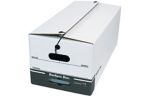 24 x 12 x 10 1/4 String and Button File Storage Boxes White