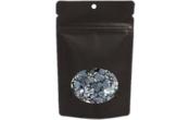 4 x 2 3/8 x 6 Stand Up Zipper Pouch w/Oval Window & Hang Hole (Pack of 100)