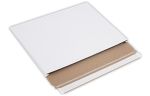 12 1/2 x 9 1/2 x 1 Gusseted Flat Mailer White