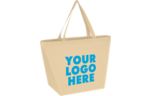 Non-Woven Budget Shopper Tote Bag (Silk-Screen) Natural