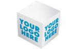 Non-Adhesive Note Cube - Full Size (3 3/8 x 3 3/8 x 3 3/8) White