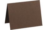 A2 Folded Card (4 1/4 x 5 1/2) Chocolate