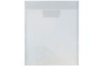9 7/8 x 11 3/4 Plastic Envelopes with Tuck Flap Closure - Letter Open End - (Pack of 12) Smoke Gray
