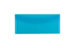 4 1/4 x 9 3/4 Plastic Envelopes with Tuck Flap Closure - #10 Booklet - (Pack of 12) Blue