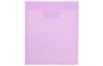9 7/8 x 11 3/4 Plastic Envelopes with Tuck Flap Closure - Letter Open End - (Pack of 12) Lilac Purple
