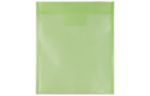 9 7/8 x 11 3/4 Plastic Envelopes with Tuck Flap Closure - Letter Open End - (Pack of 12) Lime Green