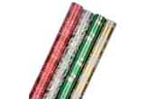 Christmas Wrapping Paper Set (4 Rolls) - (100 sq ft)