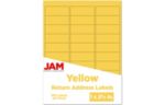 1 x 2 5/8 Rectangle Return Address Label (Pack of 120) Yellow