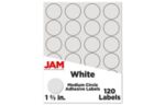 1 2/3 Inch Circle Label (Pack of 120) White