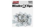 3/4 Inch Small Binder Clips (6 Packs of 25) White