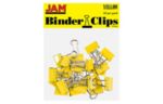 3/4 Inch Small Binder Clips (6 Packs of 25) Yellow