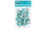 3/4 Inch Small Binder Clips (6 Packs of 25) Teal