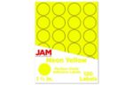 1 2/3 Inch Circle Label (Pack of 120) Neon Yellow