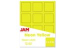 2 x 2 Square Label (Pack of 120) Neon Yellow