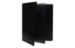 Six Pocket Plastic Presentation Folders (Pack of 2) Black